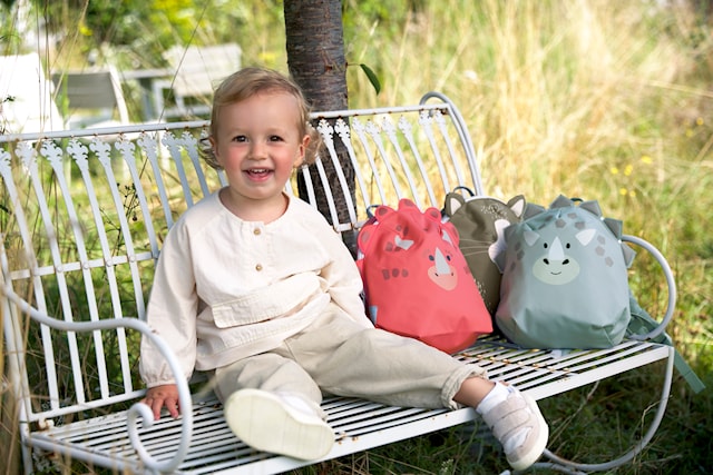 Produktbild 4 för Lässig Tiny Backpack About Friends Dino Grön