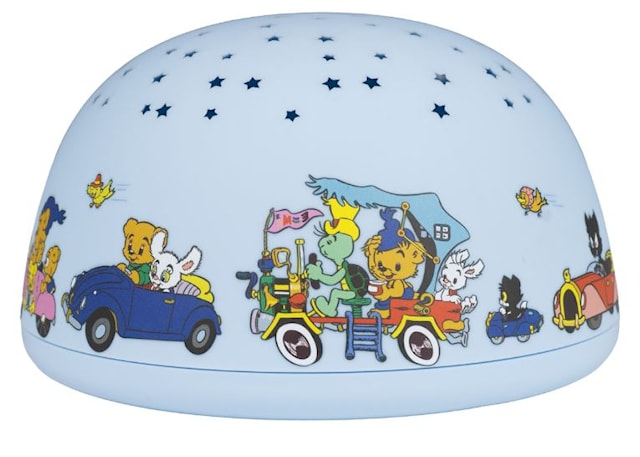 Produktbild 1 för Bamse Nattlampa med Stjärnhimmel och Musik Rätt Start