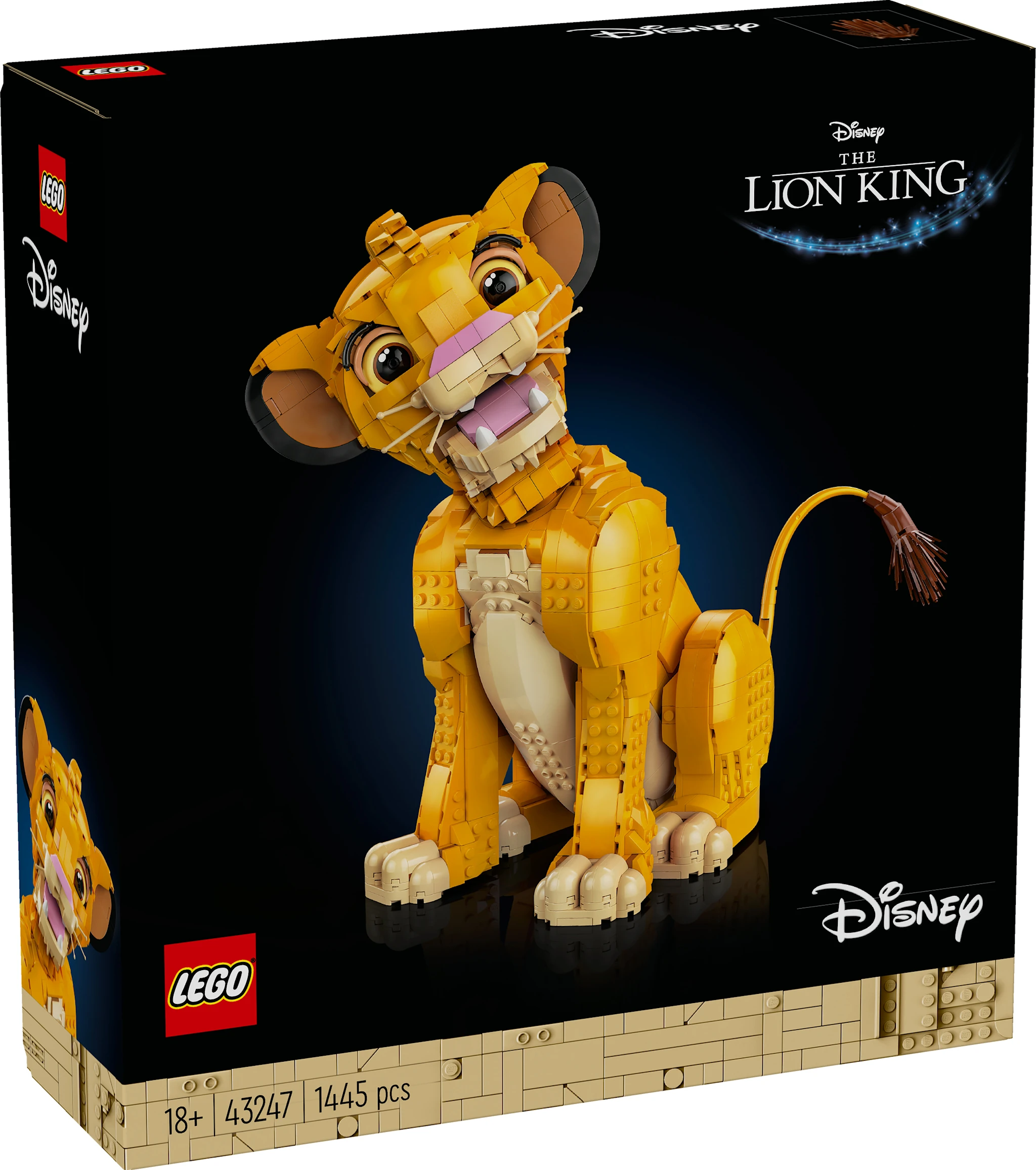 Produktbilde for Løvenes konge, Simba, som ung LEGO® Disney Classic (43247)