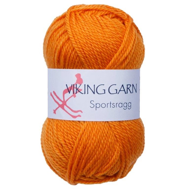 Sportsragg 50 g Tummankeltainen 544 Viking Garn