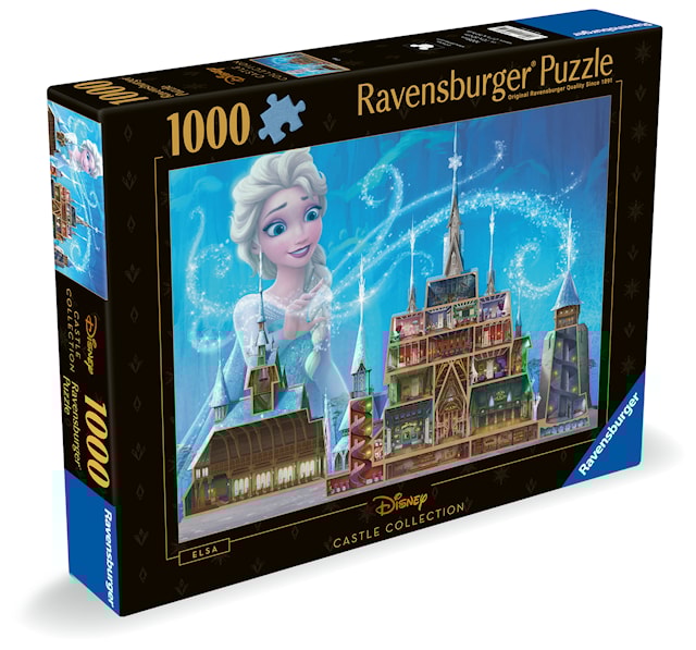 Produktbild 5 för Pussel Disney Castles Elsa 1000 bitar, Ravensburger