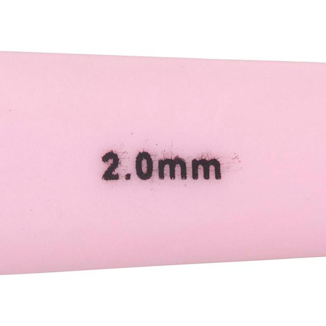 Tuotekuva 3 - Virkkuukoukku, nro 2, Pit. 13,3 cm, koko 2 mm, punainen, 1 kpl