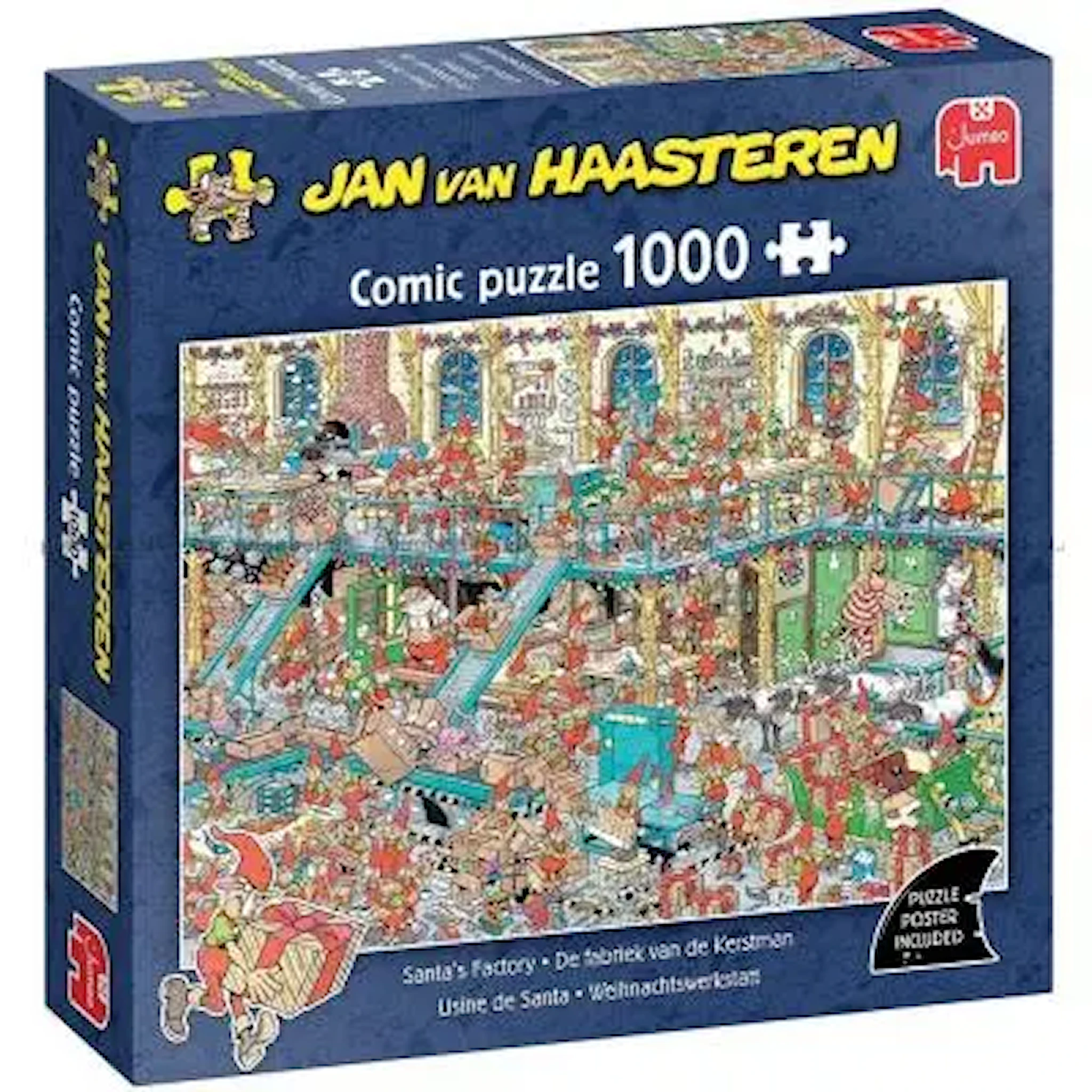 Tuotekuva ille Jan van Haasteren palapeli Joulupukin tehdas 1000 palaa