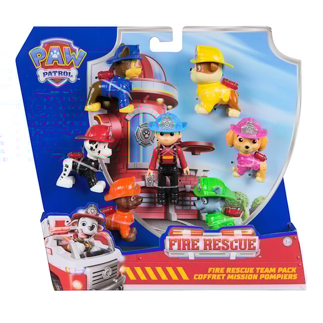 Produktbild 2 för Paw Patrol Fire Rescue Figurer 7-pack