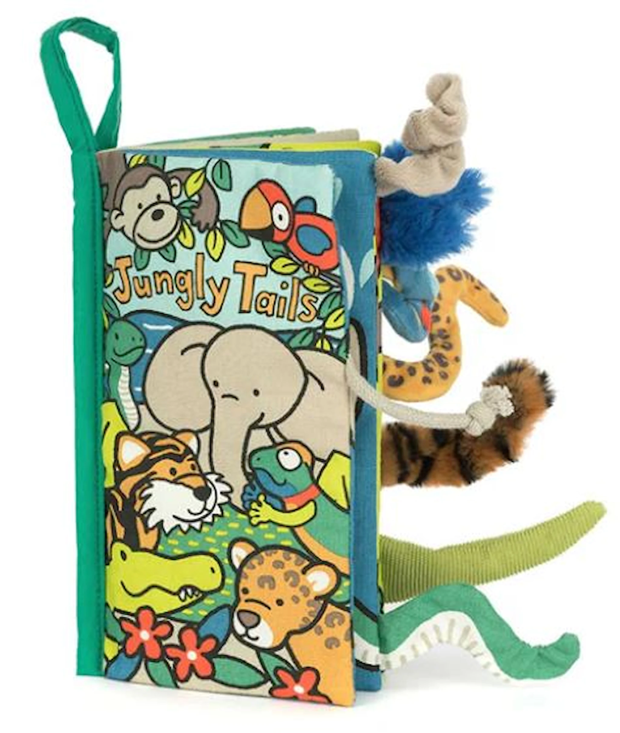 Produktbild för Prasselbok Jungle Tails Jellycat