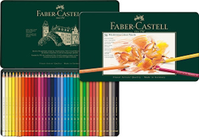 Tuotekuva 3 - Polychromos värikynät peltirasiassa 36 väriä Faber-Castell