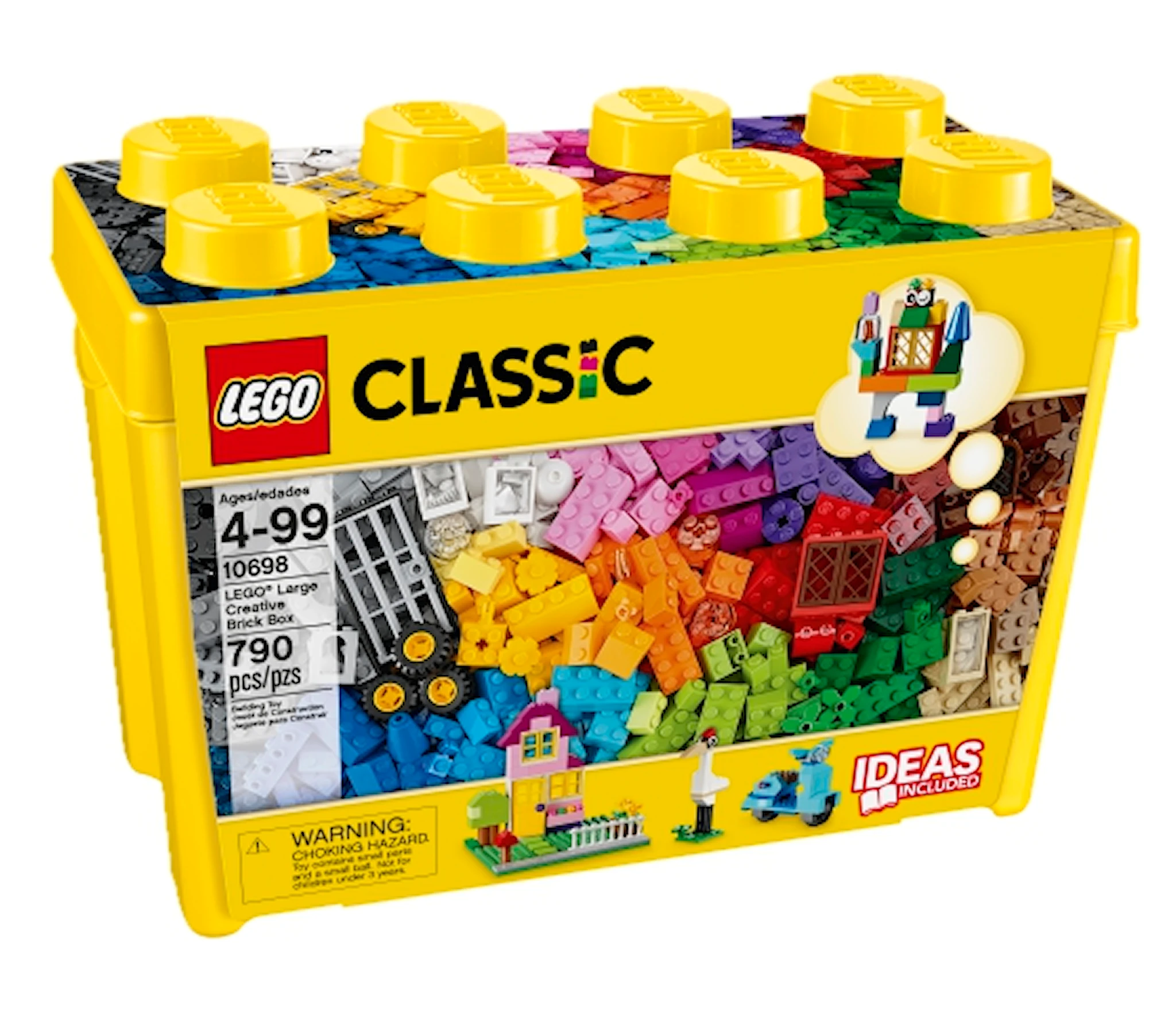 Produktbild för LEGO Fantasiklosslåda stor, LEGO Classic (10698)
