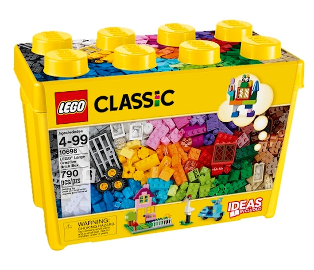 Produktbild 1 för LEGO Fantasiklosslåda stor, LEGO Classic (10698)