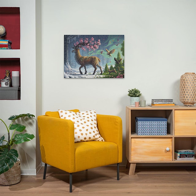 Produktbild 3 för Pussel Spring Deer 1000 bitar, Ravensburger