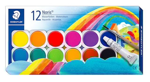 Produktbilde 4 for Vannfarger Noris® 12 farger Staedtler