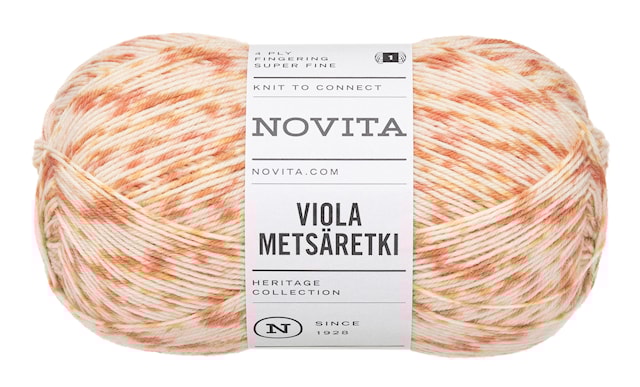 Produktbilde 1 for Viola Metsäretki Garn Ullmiks 100g Høstskog 8291 Novita