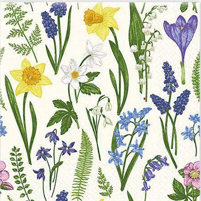 Produktbild 1 för Servetter Landskapsblomma 20-pack Gullers