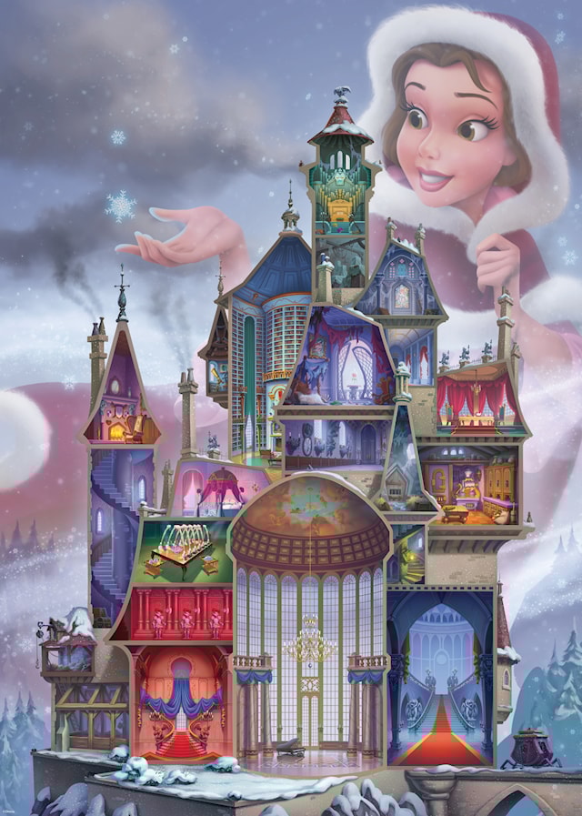 Produktbilde 2 for Disney slott Belle 1000 Puslespill brikker, Ravensburger