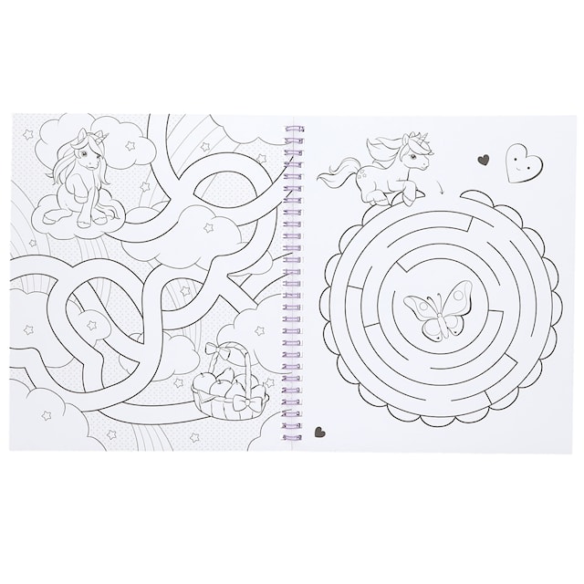 Produktbilde 2 for Malebok med Paljetter Ylvi