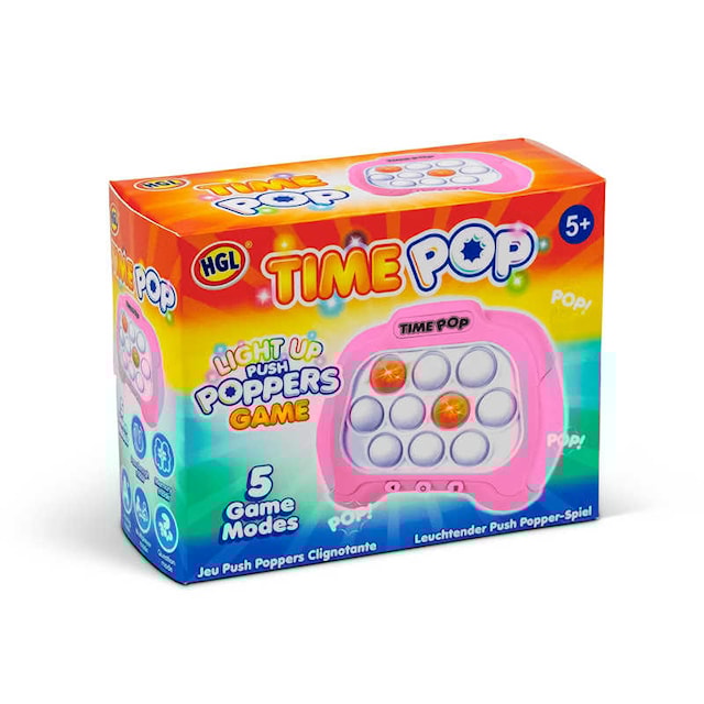Produktbild 1 för Time Pop Push Popper Game, Pink