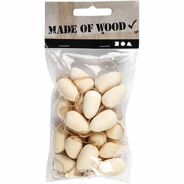 Produktbilde 2 for Miniegg, H: 25 mm, dia. 15 mm, 20 stk./ 1 pose