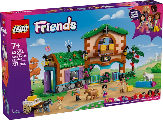 Produktbild 1 för Ponnygård & stall LEGO® Friends (42654)