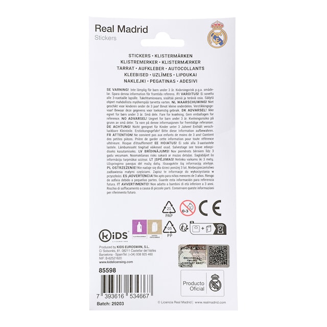 Produktbilde 2 for Klistremerker Real Madrid
