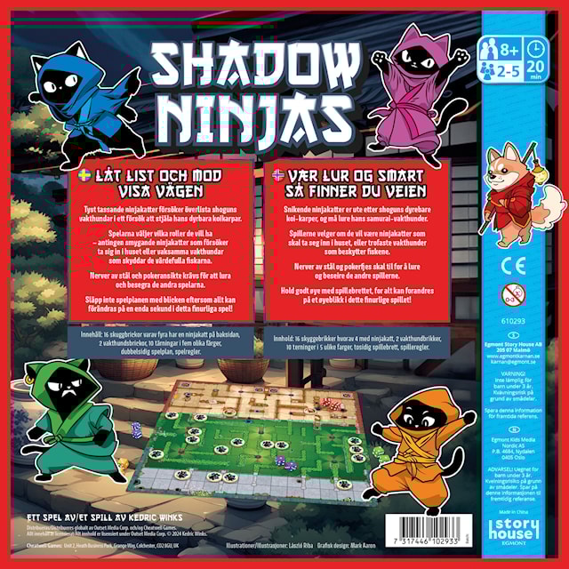 Produktbild 2 för Familjespel Shadow Ninjas, Kärnan (SE/NO)