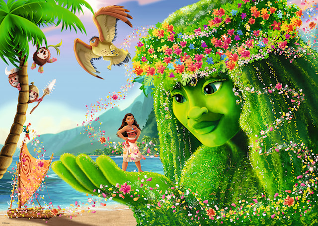 Produktbild 2 för Vaiana Pussel 1000 Bitar, Ravensburger