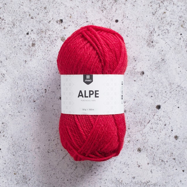 Alpe Villa Lanka 50 gr X-mas Red 02 Järbo