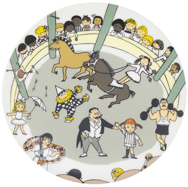 Produktbilde 1 for Pippi Sirkus Flat tallerken multi Rätt Start