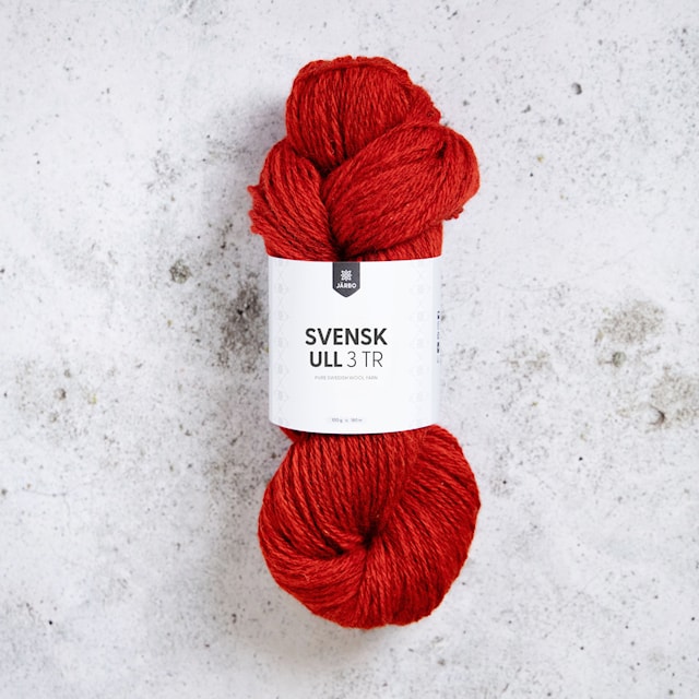 Svensk Ull 3 tr 100 g Dalecarlian Horse (59025) Järbo