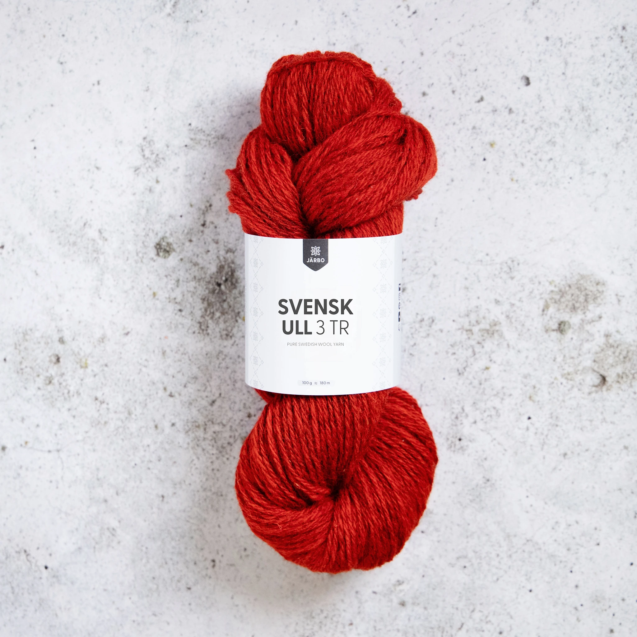 Produktbild för Svensk Ull 3 tr 100 g Järbo