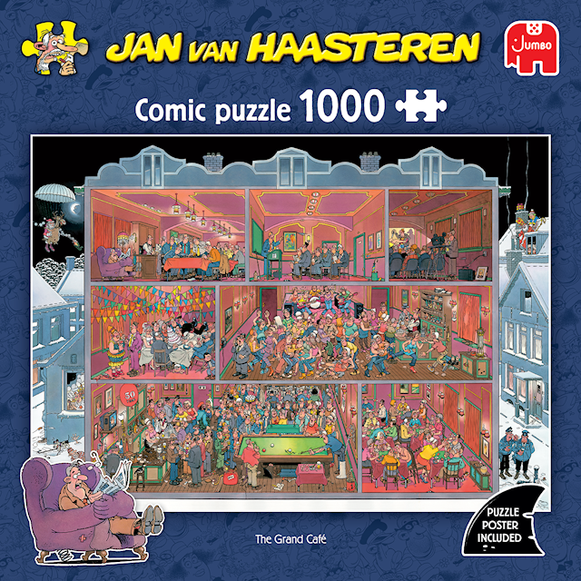 Tuotekuva 1 - Jan van Haasteren - The Grand Cafe 1000 palaa