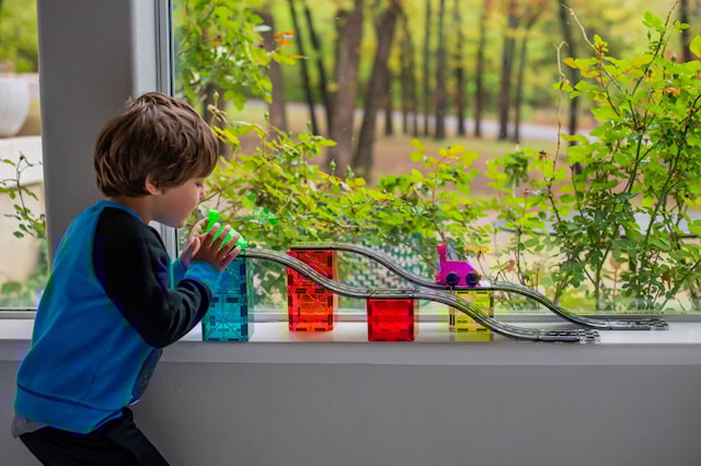 Produktbild 4 för Downhill Duo 40 Delar Magna-Tiles