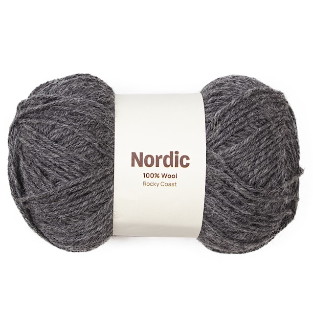 Nordic 100% ull 100 gr Klippebad Dk Grey A824  Adlibris
