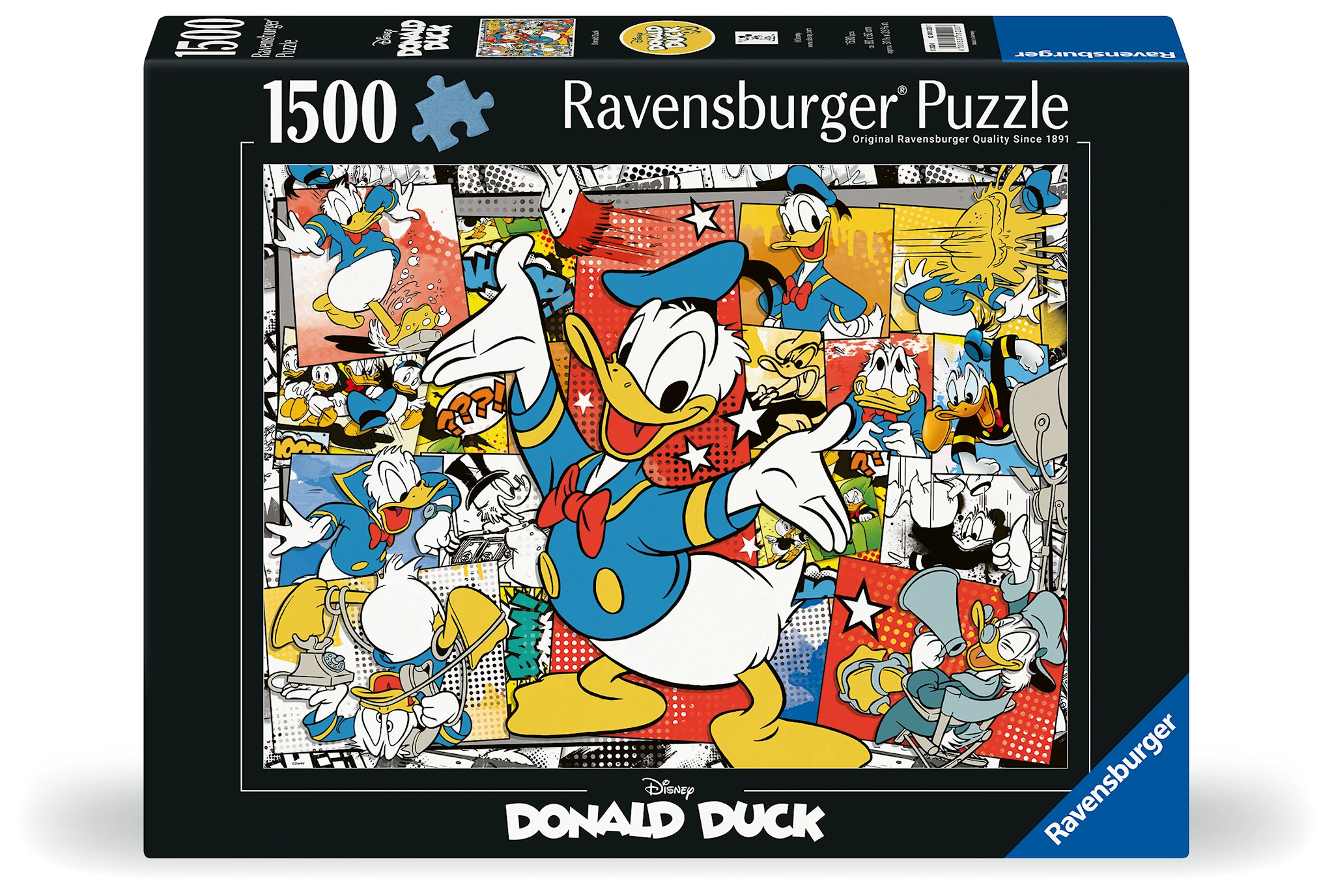 Tuotekuva ille Palapelit Donald Duck 1500 palaa, Ravensburger