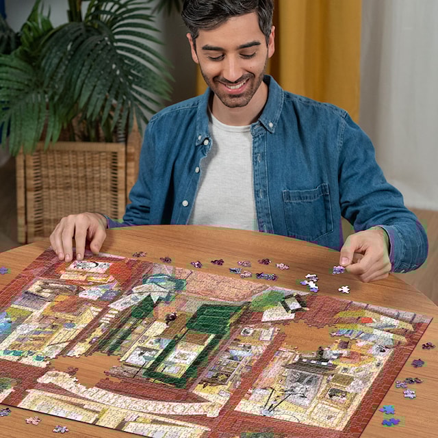 Produktbild 3 för Pussel Wordsmith's Bookshop 1500 bitar, Ravensburger