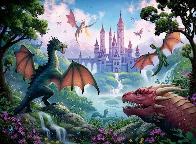 Tuotekuva 2 - Dragons Palapeli 300 palaa Ravensburger