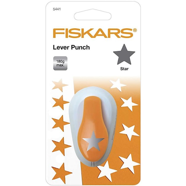 Produktbilde 2 for Fiskars Lever Punch, stjerne, dia. 25 mm, str. M, 1 stk.