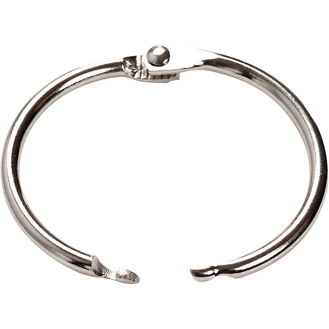 Produktbilde 3 for Bokring, dia. 32 mm, tykkelse 2,7 mm, 8 stk./ 1 pk.