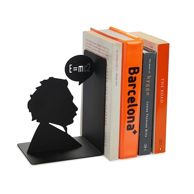 Tuotekuva 2 - Bookend Einstein Black Metal Balvi