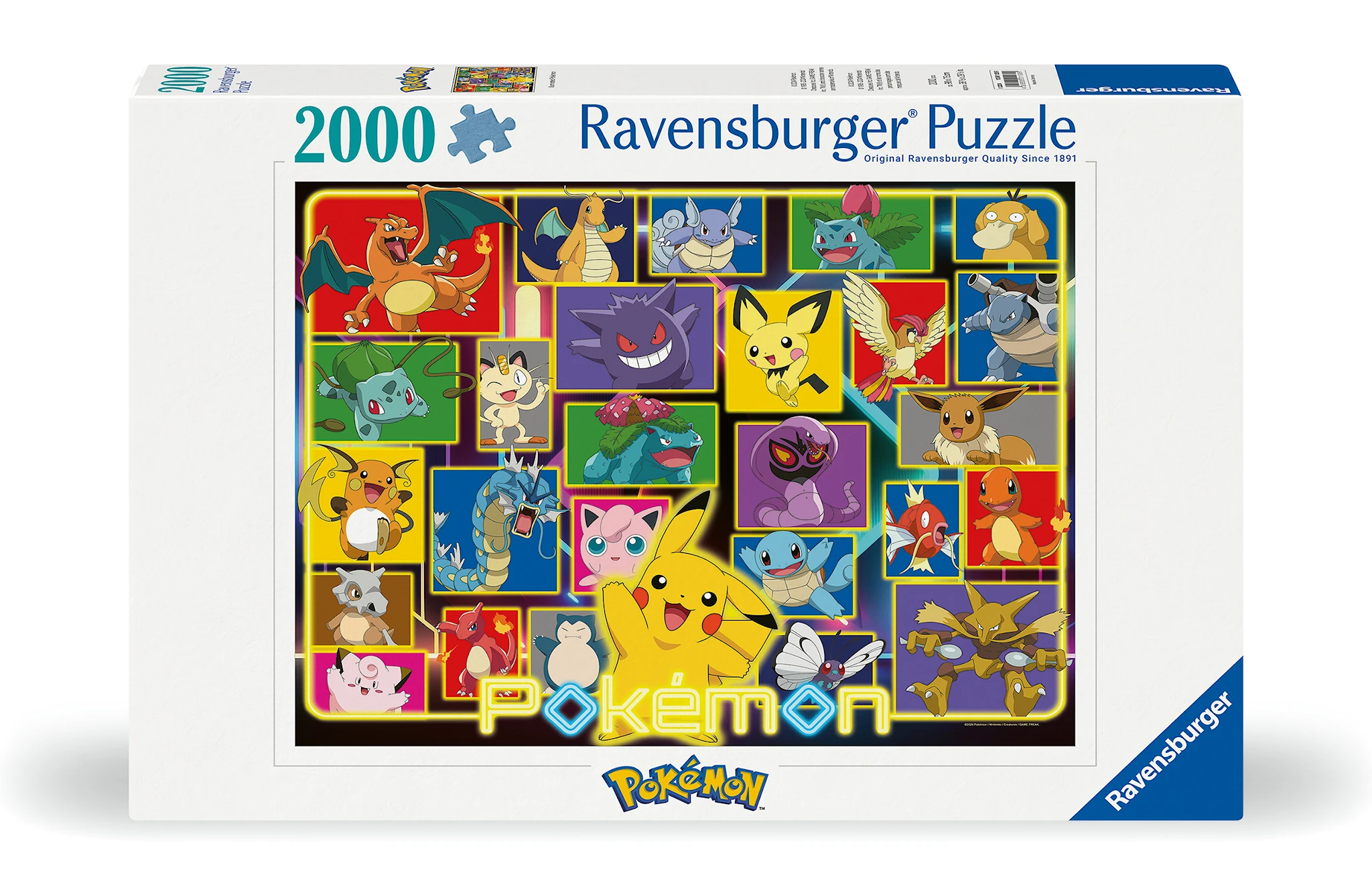 Produktbilde for Puslespill Pokémon 2000 brikker, Ravensburger