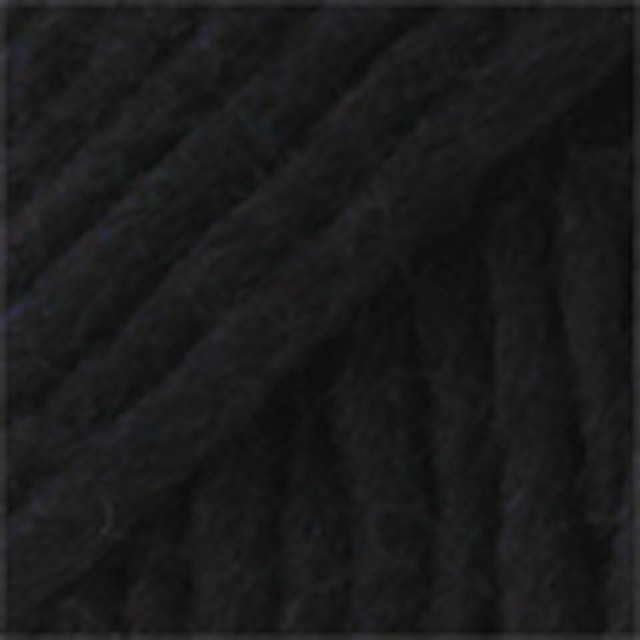 Snow Uni Colour Ullgarn 50 g Svart (02) Drops