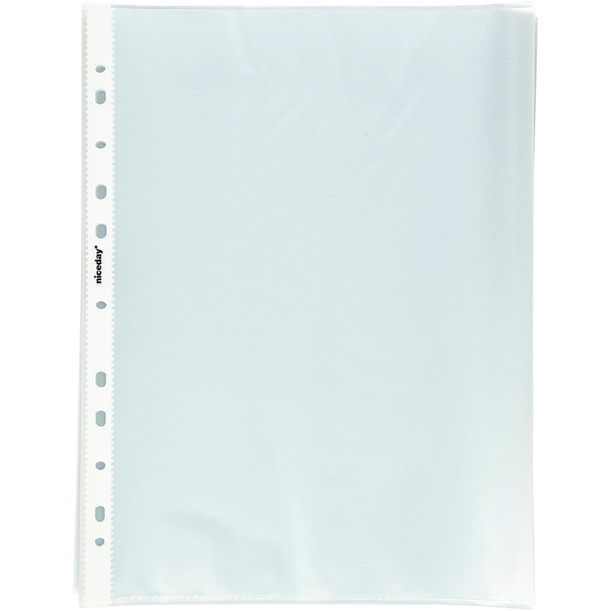 Produktbilde for Plastlomme, åpning øverst, A4, ark 210x297 mm, 100 stk./ 1 pk.