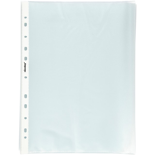 Produktbilde 1 for Plastlomme, åpning øverst, A4, ark 210x297 mm, 100 stk./ 1 pk.