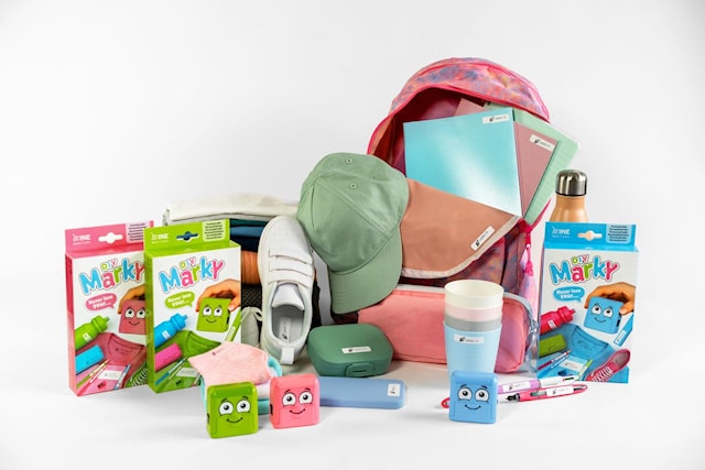 Produktbild 7 för Stämpel Namnmärkning Rosa Marky DIY COLOP