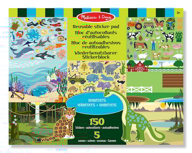 Produktbilde 1 for Klistremerkebok Dyr Melissa & Doug