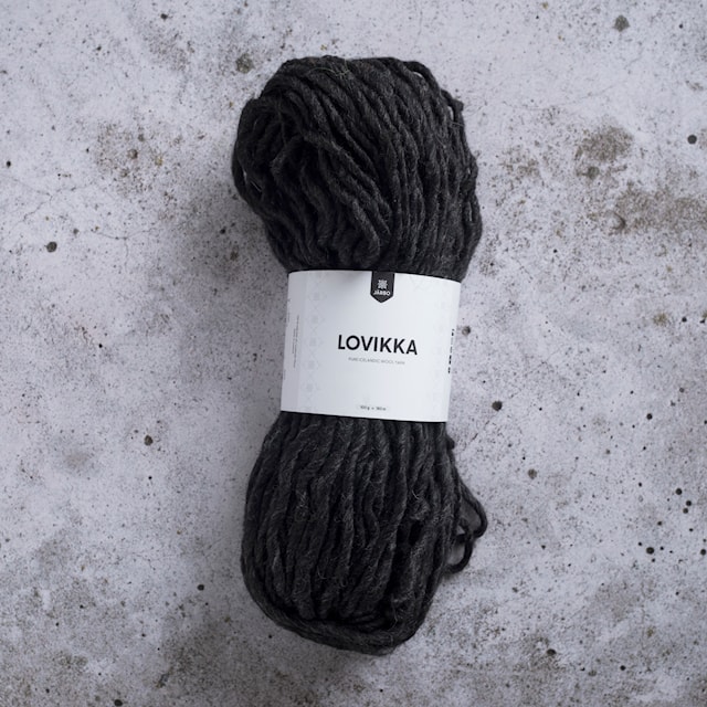 Lovikka Ullgarn 100 g Grafitgrå (7005) Järbo