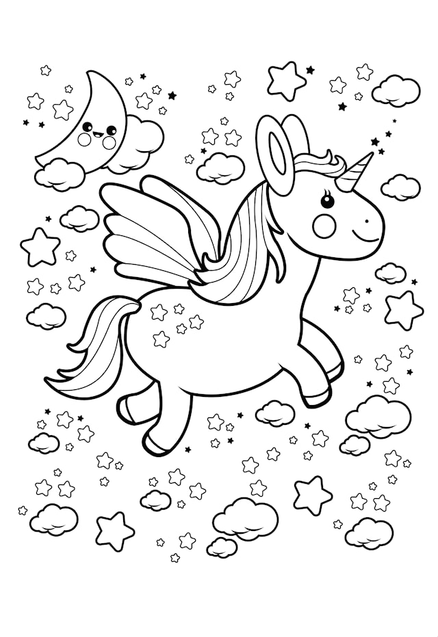 Produktbild 2 för Målarbok Enhörningsvänner Tactic