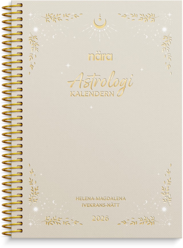 Tuotekuva 1 - Kalender 2026 A5 Astrologikalendern Beige Burde
