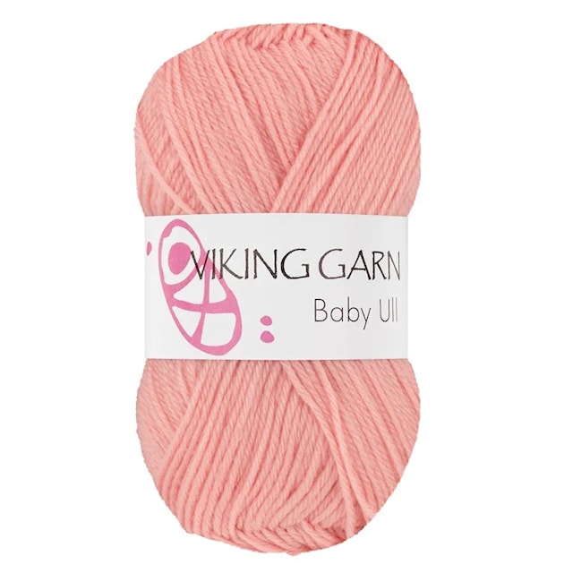 Baby Ull 50 g Aprikos 348 Viking Garn
