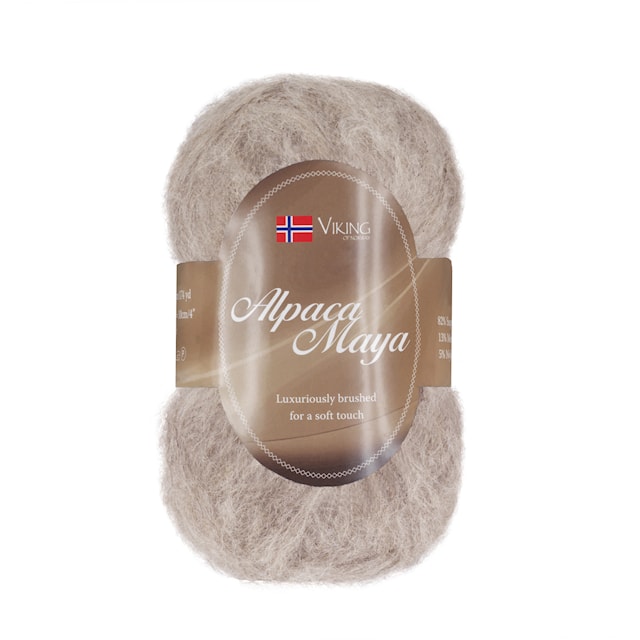 Alpaca Maya 50 g beige Viking Garn