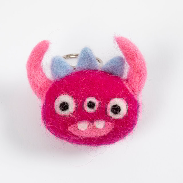 Produktbilde 7 for Mini DIY Kit Nålefilting, Monster, ass. farger, 1 pk.