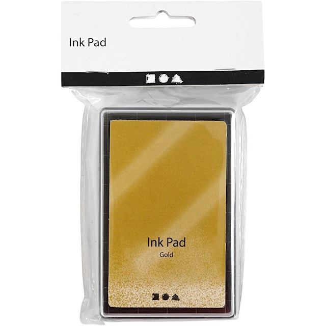 Produktbild 3 för Stämpeldyna Guld 9x6 cm 1-pack